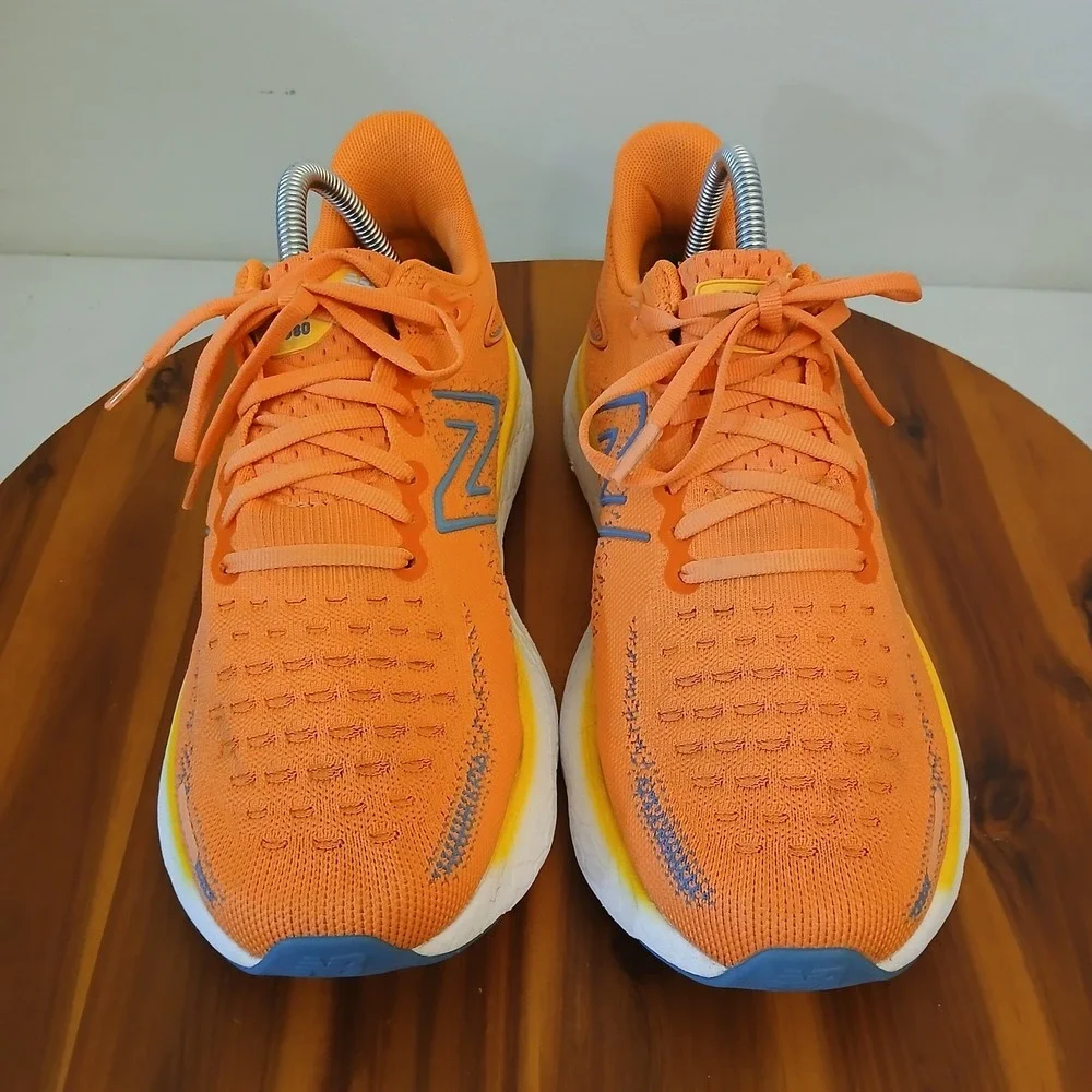 New Balance Fresh Foam 1080v12 Womens 9.5 Orange Running Shoes Sneakers